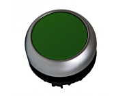 Кнопка с пружинным возвратом зеленая